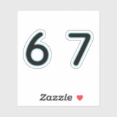 6 7 Six Seven Epic Lit Sticker (Vel)