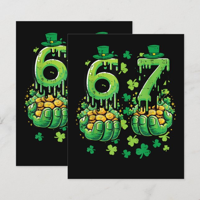 6 7 St. Patrick's Dag (Voorkant / Achterkant)
