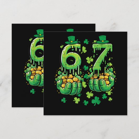 6 7 St. Patrick's Dag (Voorkant / Achterkant)