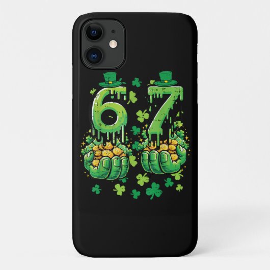 6 7 St. Patrick's Dag Case-Mate iPhone Case (Achterkant)