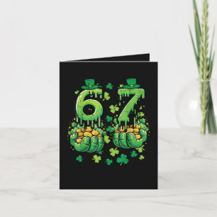 6 7 St. Patrick's Dag Feestdagen Kaart