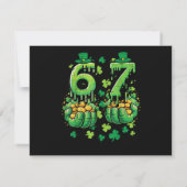 6 7 St. Patrick's Dag Kaart (Achterkant)