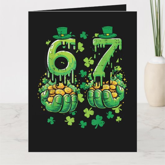 6 7 St. Patrick's Dag Kaart (Voorkant)