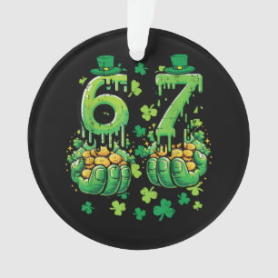 6 7 St. Patrick's Dag Ornament