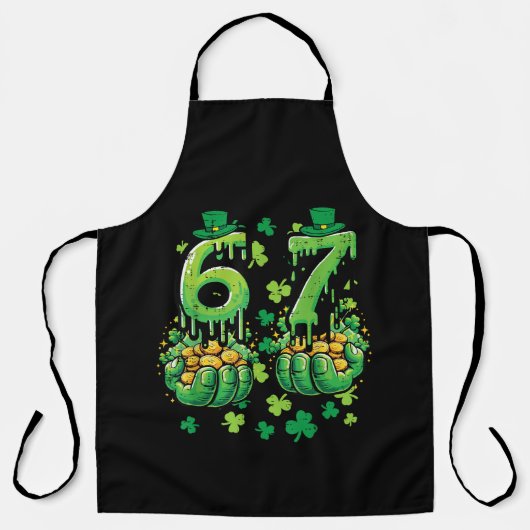 6 7 St. Patrick's Dag Schort (Voorkant)