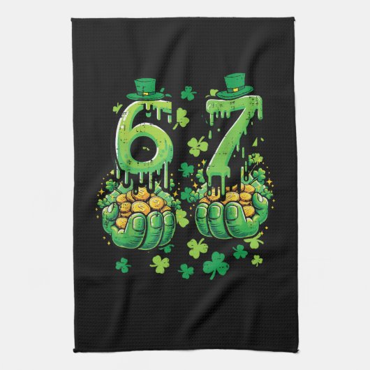 6 7 St. Patrick's Dag Theedoek (Verticaal)