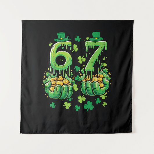6 7 St. Patrick's Dag Wandkleed (Voorkant)
