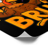 6 7 Thanksgiving Funny Turkey Thanksgiving 67 Men Poster (Hoek)