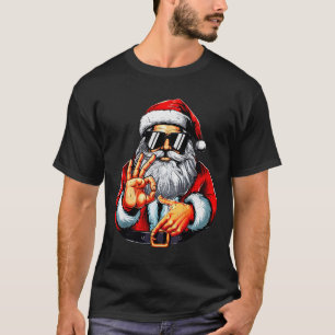 6 7 Zes Zeven Grappige Kerstman Meme Slang Kerstmi T-shirt