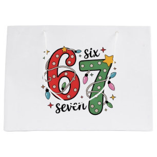 6 7 Zes Zeven Hand Gen Z Alpha Meme Slang Kerstmis Groot Cadeauzakje