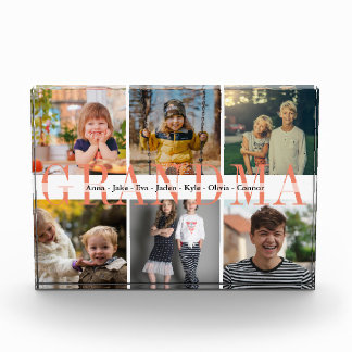 6 aangepaste namen kleinkind foto cadeau voor oma