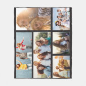 6 Aangepaste Sjabloon foto-inkuilflenderen Fleece Deken (Voorkant)