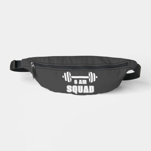 6 AM Squad Unisex Workout Heuptasje (Voorkant)