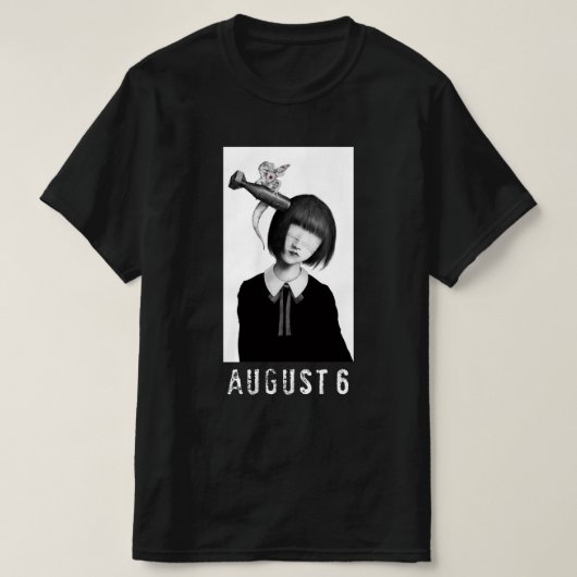 6 augustus t-shirt (Design voorkant)
