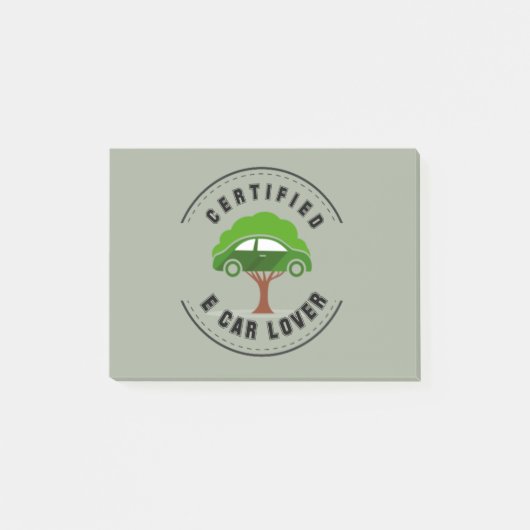 6.autoliefhebber gecertificeerd E autoliefhebber v Post-it® Notes (Voorkant)