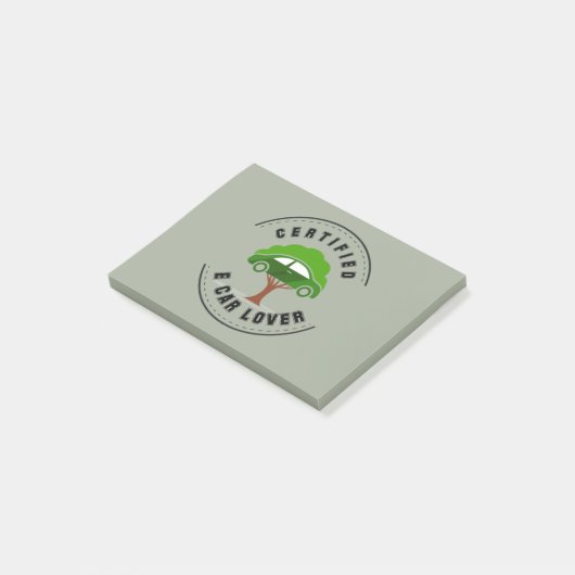 6.autoliefhebber gecertificeerd E autoliefhebber v Post-it® Notes (Schuin)