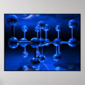 6 Balls Abstract Poster (Voorkant)