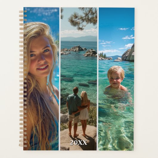 6 Bandes Verticales Longues Photo Boho (Devant)
