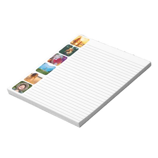 6 Bloc-notes Modèle photo (Tourné)