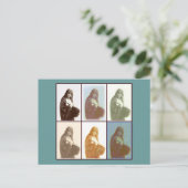 6 briefkaart zigeuners (Staand voorkant)
