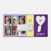 6 citations de photos ajouter nom initiales jaune (Clavier et souris)