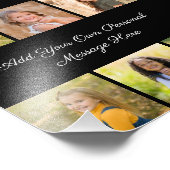 6 Collage de photos Ajouter un message Photo agran (Coin)