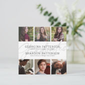 6 Collage de photos Invitation conjointe de gradua (Debout devant)