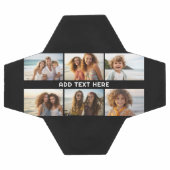 6 Collage photo 1 ligne de texte — CAN Edit Black (Plat)