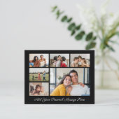 6 Collage photo Ajoutez votre propre carte de voeu (Debout devant)