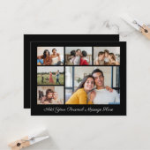 6 Collage photo Ajoutez votre propre carte de voeu (Devant/Arrière en situation)