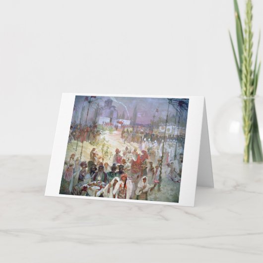 #6 Coronatie van Dusan als Oost-Romeinse keizer Kaart (Voorkant)