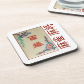 6 dessous de verre en plastique - tuile de joker (Côté gauche)