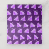 6 e amethyst bruiloft paars (Binnenkant ongevouwen)