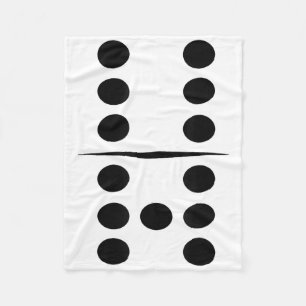 6 En 7 Domino Tegels Grappige Groep 67 Dominos Kos Fleece Deken