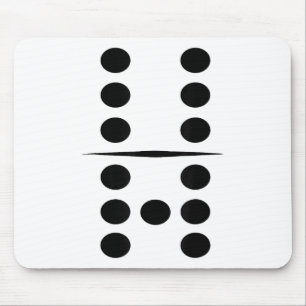 6 En 7 Domino Tegels Grappige Groep 67 Dominos Kos Muismat