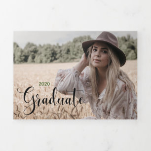 6 Faire-part de triple diplôme de photo