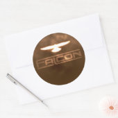 6 Falcon 3" Vinyl Stickers (Envelop)