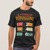 6 Fasen van het Zuiveren Software Develope Program T-shirt (Voorkant)