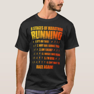 6 fasen van marathon t-shirt