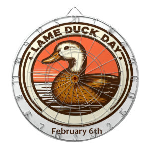 6 feb - Lame Duck Day Dartbord