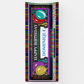 6 Foot Birthday Banner Happy (Verticaal)