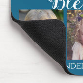 6 Foto Collage Blessenscript blauw Muismat (Hoek)