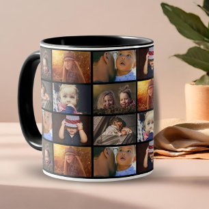 6 Foto Collage Familie Foto Patroon Mok