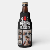 6 Foto Collage Grill Master Grandpa BBQ Flesjeskoeler (Fles Voorkant)