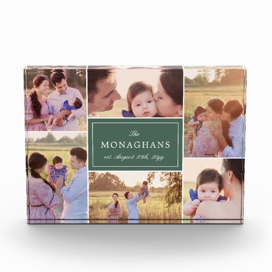 6 Foto Collage | Groen (Voorkant)