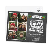 6 Foto-collage - kerstbord Feestdagenkaart