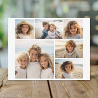 6 Foto Collage optionele tekst — KAN Kleur bewerke