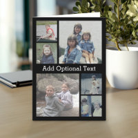 6 Foto Collage optionele tekst — KAN Kleur bewerke