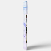 6 Foto Collage Paarse roze marmer Case-Mate iPhone Case (Achterkant / Rechts)