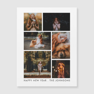 6 Foto Collage Persoonlijk Nieuwjaarsfeest